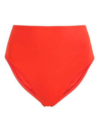 Bondi Born Poppy high-waist bikini bottoms - Rosso