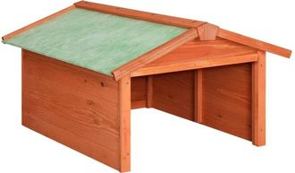 vidaXL Casetta per Tosaerba Robotizzato 72x87x50 cm Massello di Abete - Vidaxl