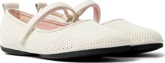 Camper Right Nina Flat in White Natural at Nordstrom, Size 39