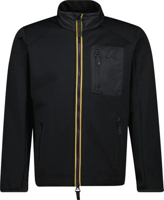 K-Way Lecrey Fleece Jacket - Heren - Trainingsjackets - Zwart - XL - Polyester - Fitness