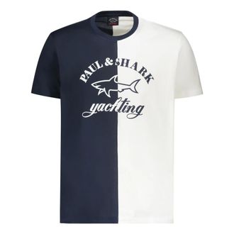 Paul & Shark Paul & Shark, T-Shirts, male, Multicolor, Size: XL Elegant Casual Shirt