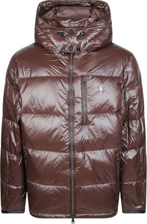 Polo Ralph Lauren Chaqueta de plum&oacute;n Gorham con acabado brillante - Jackets - Hombre - Marr&oacute;n - XL