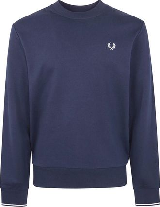 Fred Perry Sweatshirts - Heren - Sweatshirts - Blauw - L - Hoodies & sweatvesten