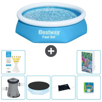 Bestway Piscina Bestway Fast Set Redonda - 244x61 Cm - 7-piezas S211