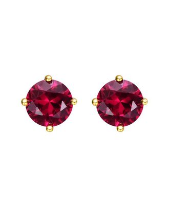 Rachel Glauber 14K Plated Cz Studs