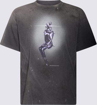 Saint Mxxxxxx T-Shirts And Polos Blacks And Greys-Uomo