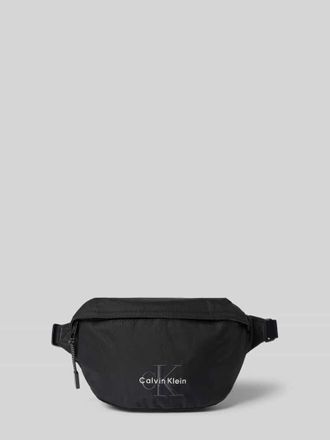 Calvin Klein Bauchtasche mit Label-Stitching Modell BOLD WAISTBAG in Black, Größe 1