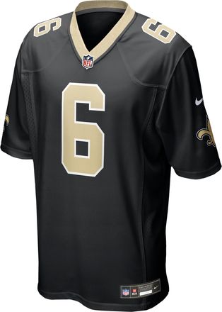 Nike Tyler Shough New Orleans Saints Nike Mens NFL Game Jersey in Black | 67NMNSGH7WF-93A