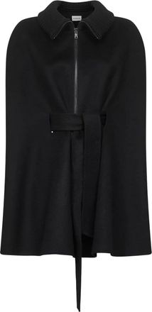 P.A.R.O.S.H. Mantella con zip - Nero