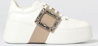 Roger Vivier Sneakers Viv Skate Roger Vivier in pelle con fibbia gioiello