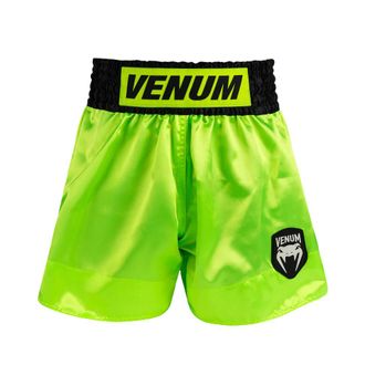 OEM Pantaloncini Da Muay Thai Venum Classic Evo Neon Giallo/nero Taglia S