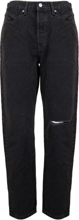 Levi's Jeans Donna Bottone - Dames - Regular Fit Jeans - Zwart - W26 - Katoen - Jeans