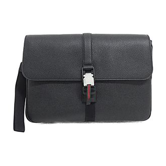 Gucci Bags, male, Black, Size: ONE SIZE Crossbody Bag Piuma Calf