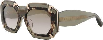 Philipp Plein Womens Spp098v 53Mm Sunglasses