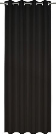Esposa Verdunkelungsvorhang, Schwarz, Textil, Uni, 140x245 cm, Heimtextilien, Vorh&auml;nge, Fertigvorh&auml;nge, Verdunkelungsvorh&auml;nge