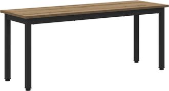 vidaXL Banco Roble Artisan 110 X 35 X 45 Cm Madera De Ingenier&iacute;a Vidaxl