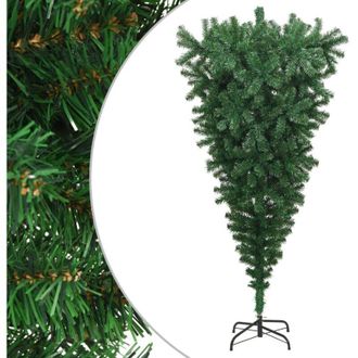 vidaXL &Aacute;rbol De Navidad Artificial Invertido Con Soporte Verde 210 Cm Vidaxl