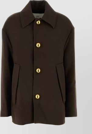 Ami virgin wool fitted jacket
