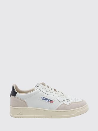 Autry Medalist Low Sneakers in Leather, Suede and Nylon with a Bicolor Design
