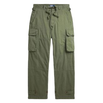 Polo Ralph Lauren Straight Trousers, male, Green, Size: W33 Cargo Trousers
