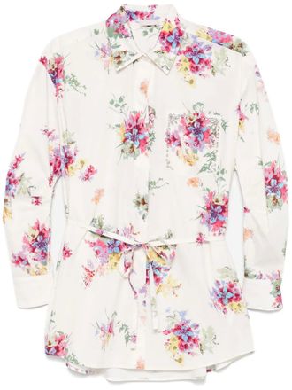 Liu Jo Blouse met bloemenprint - Wit