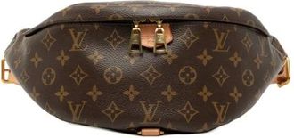Louis Vuitton Vintage, unisex, Bruin, ONE Size, Leer, Pre-owned Vintage Monogram Belt Bag