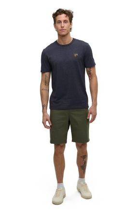 tentree Sasquatch T-Shirt in Midnight Blue Heather/fishing at Nordstrom, Size X-Large