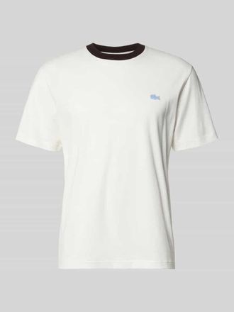 Lacoste Regular Fit T-Shirt aus reiner Baumwolle in Offwhite, Gr&ouml;&szlig;e XXXL