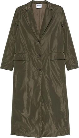 Aspesi button-fastening flap-pocket coat - Green