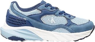 Calvin Klein Denim Lace-Up Sneakers voor Kinderen - Heren - Sneakers - Blauw - 40 EU - Denim - Schoenen