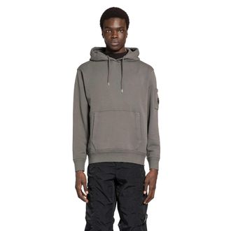 C.P. Company Cotton Diagonal Fleece Hoodie
