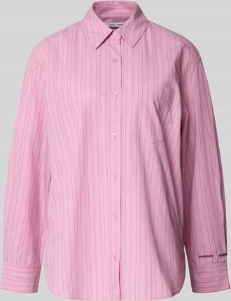 Sams&oslash;e & Sams&oslash;e Regular Fit Bluse mit Brusttasche Modell LOVA in Altrosa, Gr&ouml;&szlig;e XL