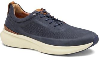 Johnston & Murphy Declan Waterproof Sneaker in Navy Waterproof Nubuck at Nordstrom, Size 8.5