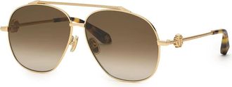 Roberto Cavalli Zonnebril - unisex - Zonnebrillen - Geel - 62 MM - Accessoires