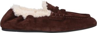 Miu Miu Mocassini In Suede E Shearling