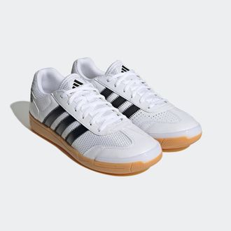 adidas Hallenschuh ADIDAS PERFORMANCE SPEZIAL LIGHT, Damen, Gr. 44,5, schwarz-weiss (cloud wei&szlig;, core schwarz, core schwarz), Synthetik, Textil, Schuhe Halle
