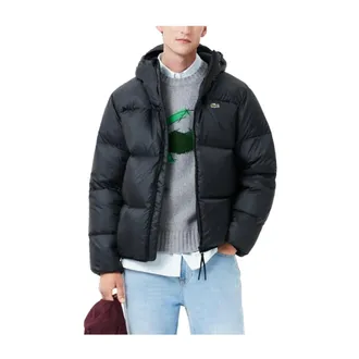 Lacoste Hombre, Chaquetas, Negro, Talla: L