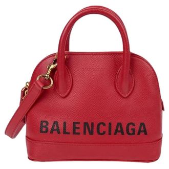Balenciaga Pre-owned Handbags, female, Red, Size: ONE SIZE Pre-owned Bill XXS Tote Shoulder Bag
