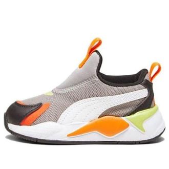 Puma (TD) PUMA RS-X3 Slip-On Grey Rickie Orange 309677-11