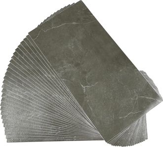 OEM Baldosas Autoadhesivas Para Suelo, Color Gris, Para Uso Interior, 24 Piezas