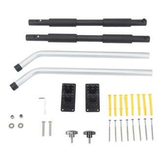 OEM Soporte De Pared Ajustable De 62 A 102 Cm, Fabricado En Aleaci&oacute;n De Aluminio, Con Capacidad De Carga De 40 Kg Para Caja De Herramientas
