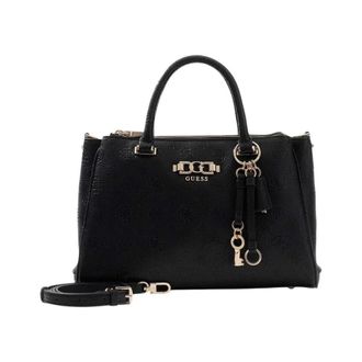 Guess Handbags, female, Black, Size: ONE SIZE Handbag with Shoulder Strap and Zip Fastening