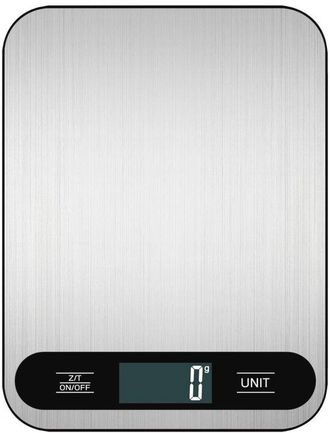 No Brand Balanza De Cocina Digital De Hasta 10 Kg Con Pantalla Lcd Y Acero Inoxidable