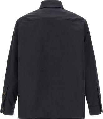 Valentino Garavani Mens Blue Polyester Full-Length Jacket Clothing