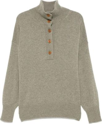 Giuliva Heritage Collection Truien & Vesten, Heren, Groen, M, Kasjmier, Anselmo Sweater