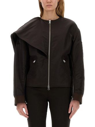 Courr&egrave;ges Bow Neck Bomber Jacket