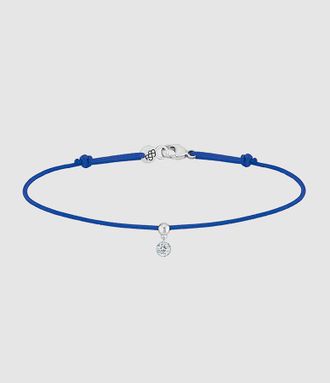 LA BRUNE & LA BLONDE Bracelet BB Cordon Bleu Or Blanc Diamant Brillant