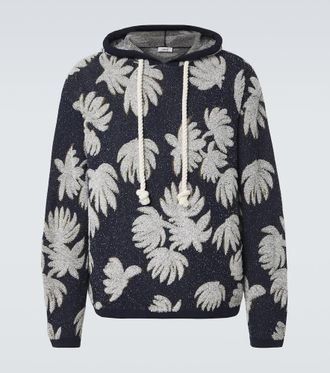 Commas Jacquard terry hoodie