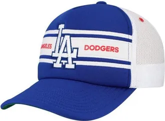 Mitchell & Ness Mens Royal Los Angeles Dodgers Sideline Trucker Adjustable Hat at Nordstrom