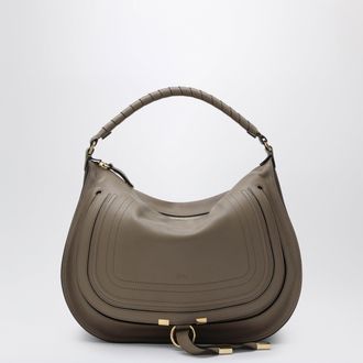 Chlo&eacute; Taupe Marcie shoulder bag in leather